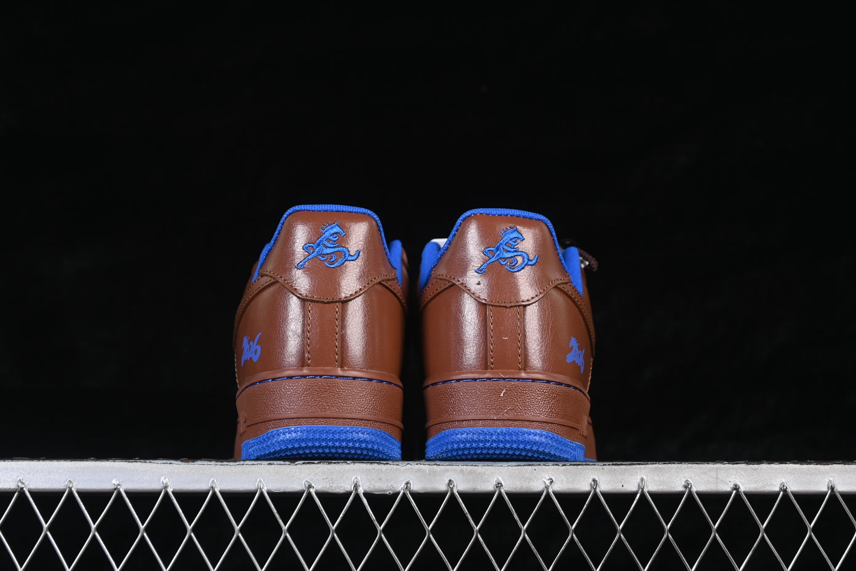 All categories Nk Air Force 1 Air Force series Nk Air Force 1 Low Air Force low top Nike Air Force 1'07 Low Year of the Horse joint name Tan Brown Blue Air Force 1 low top casual sneakers XY9025-007